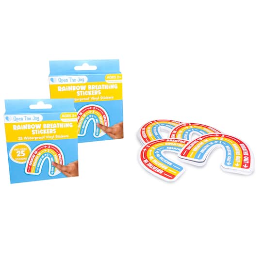 Rainbow Breathing Sticker Class Packs, 2ct.